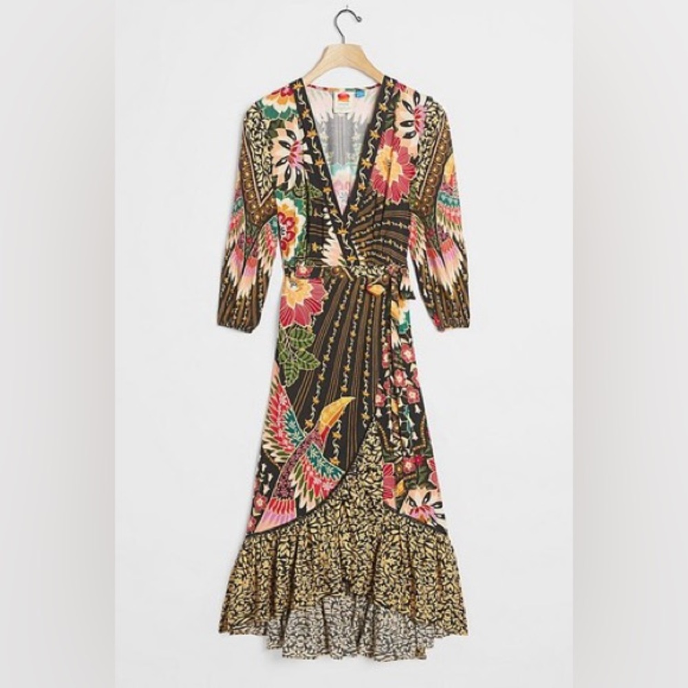 FARM Rio Multicolor Floral Midi Dress